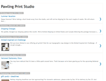 Tablet Screenshot of blog.pawlingprintstudio.com